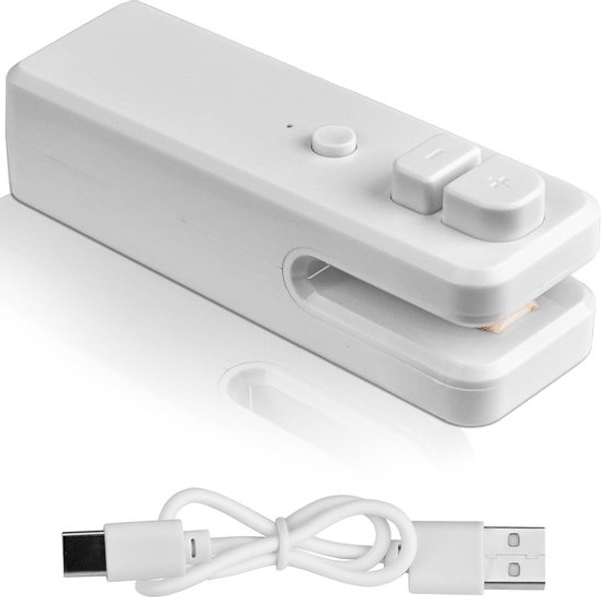Kleine sluitmachine - sluitclips - vacuumsealer - 1 stuk - sluitclips voor zakjes - zakafsluiters - warmteverzegelaar - vacuumsealer - vacuumsealer-machine - zakjesverzegelaar - sluitmachine voor snacks