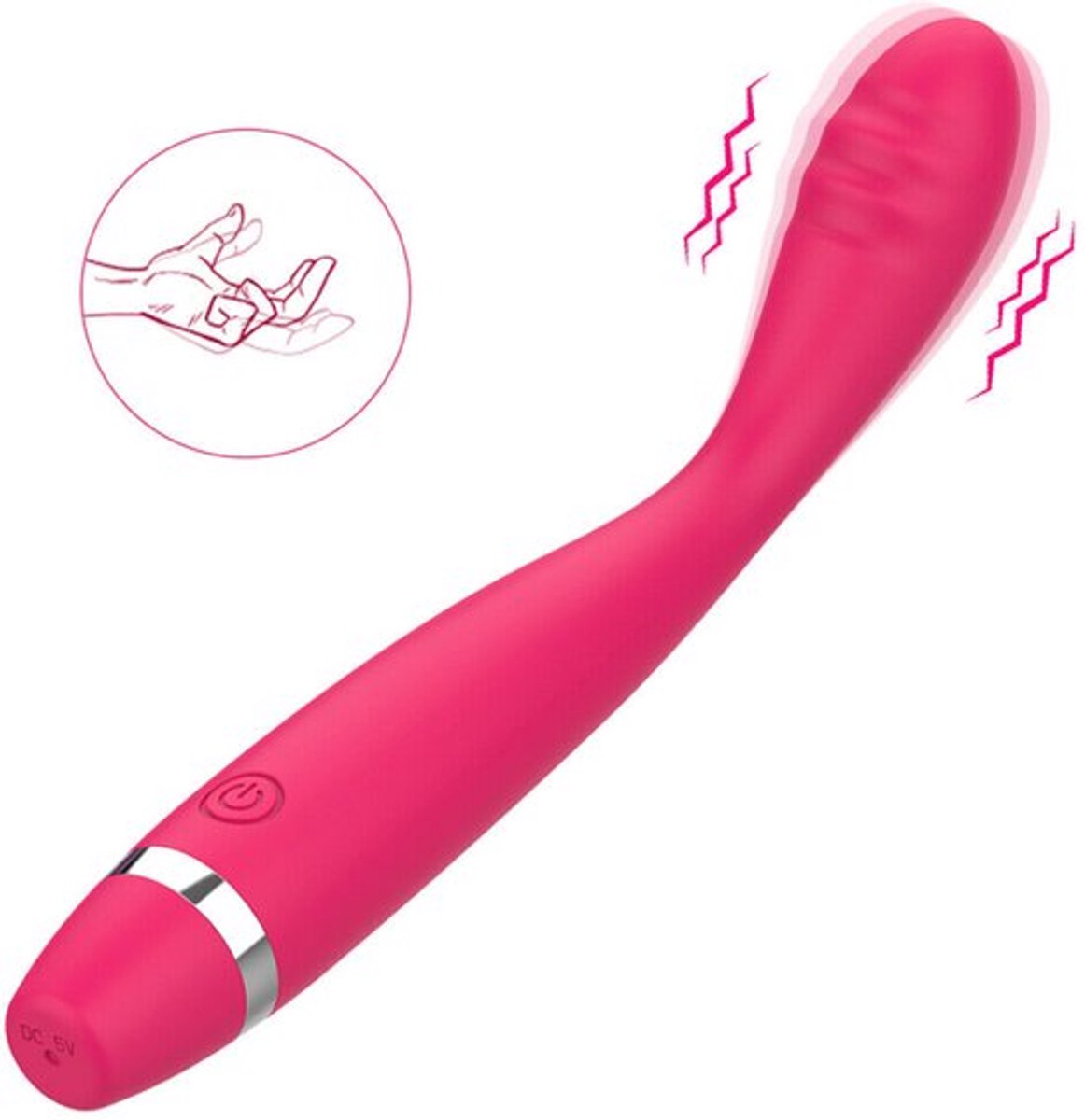 Voor-Vrouwen-Waterdichte-G-Spot-Dildo-Massage-Seks-Clitoris-Vibrator-Orgasme-Volwassen-Speelgoed