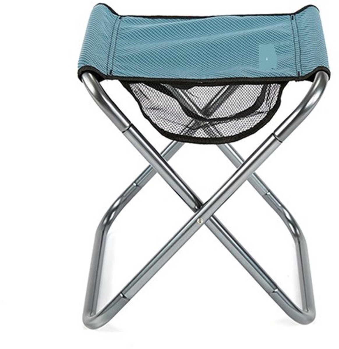 Camping Krukje - Camping Vouwstoelen - campingstoelen - Inklapbaar - Strandstoel - blauw - Inklapbaar stoeltje - visserskruk - draagbare opvouwbare kruk - opvouwbare klapkruk - voor outdoor, kamperen - Campingkruk - draagvermogen tot 100 kg