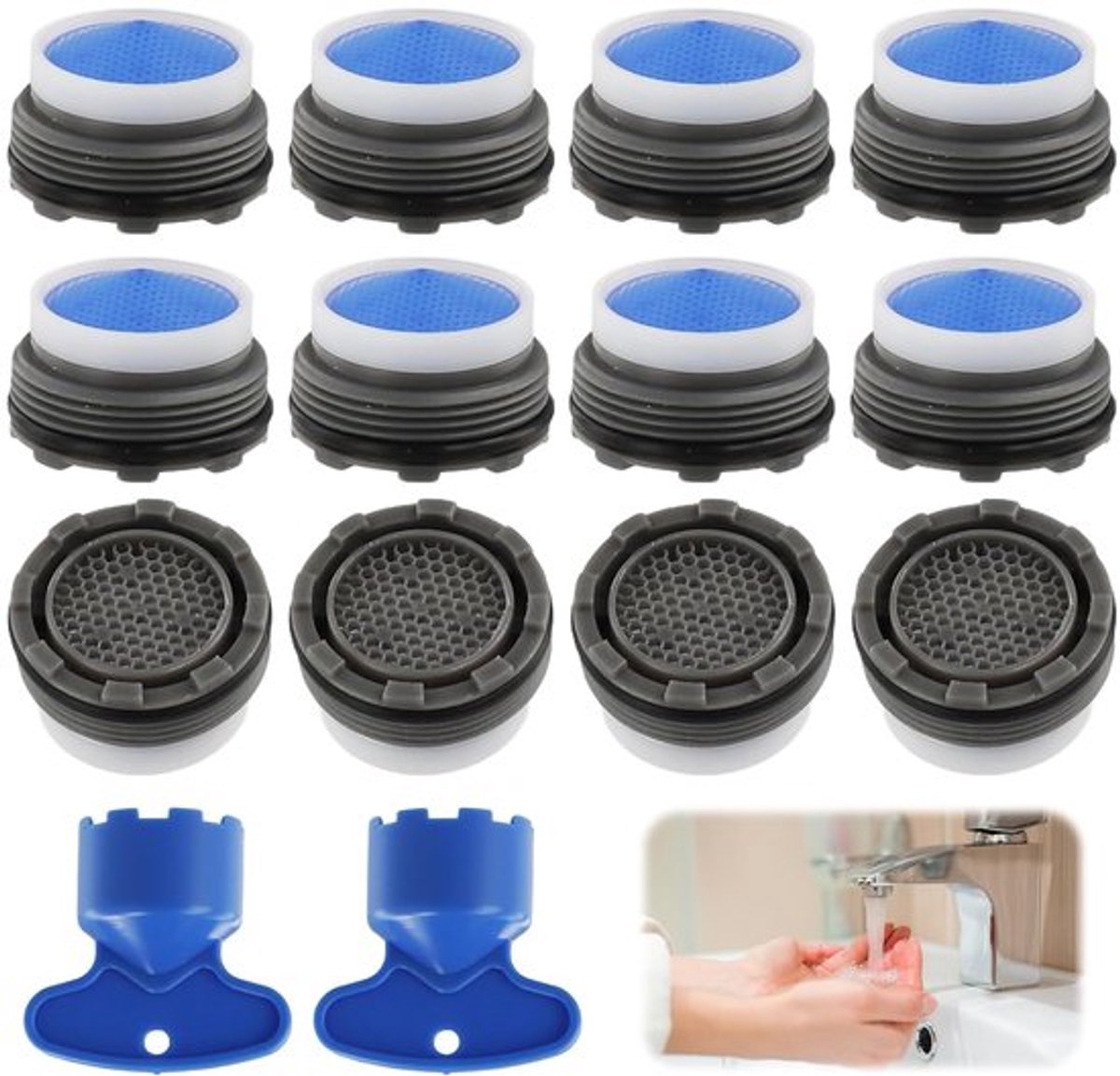 Perlatoren voor waterkranen - straalregelaar - 2 stuks