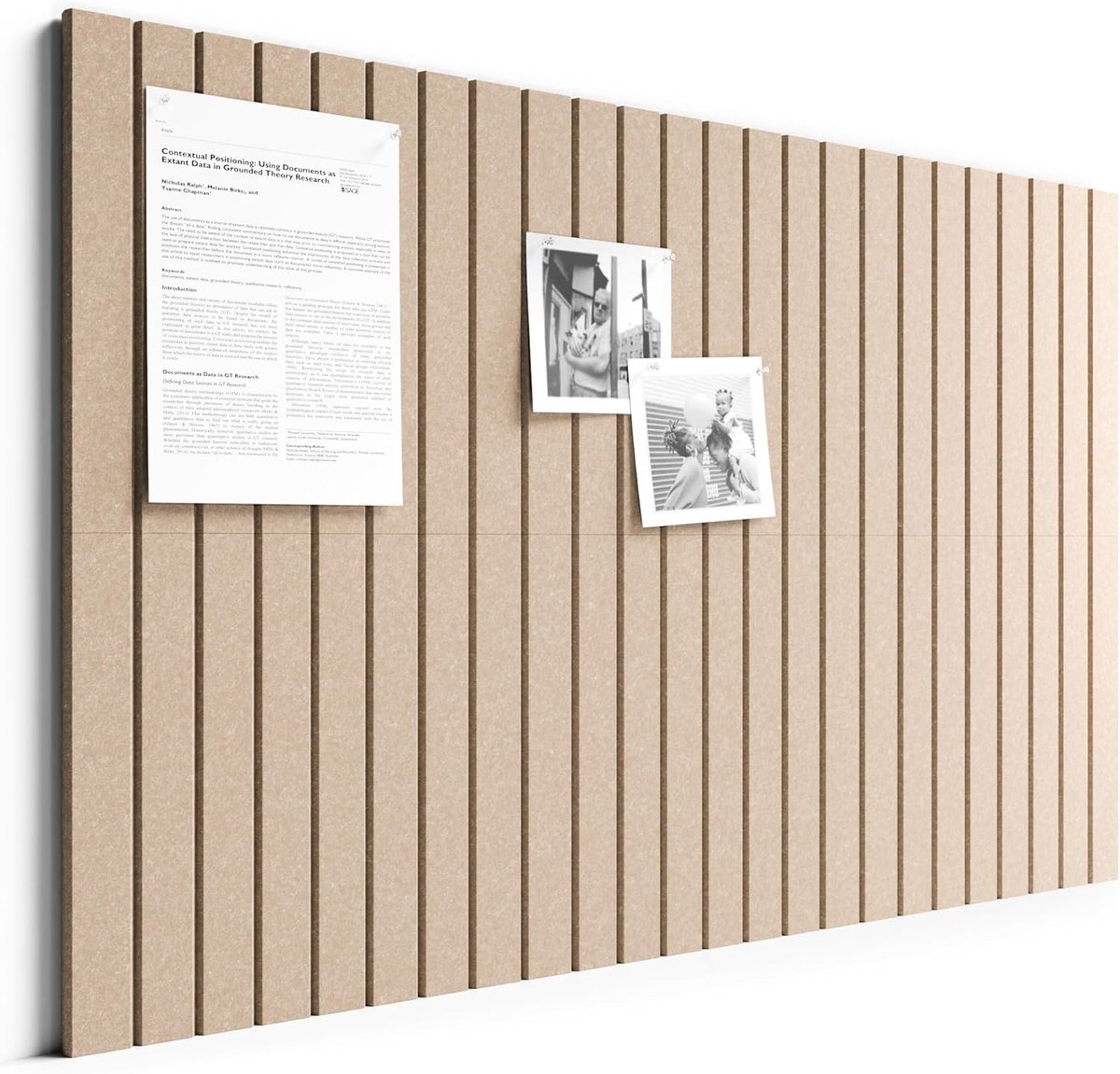 Groot prikbord - Decoratief viltbord - decoratief vilten prikbord Donker camel - opvouwbaar fotodisplaybord - Prikbord met Prikbord voor Wandmontage - pvouwbaar displaybord met plakband - voor school, thuis, keuken, kantoor, muren - 60x60cm