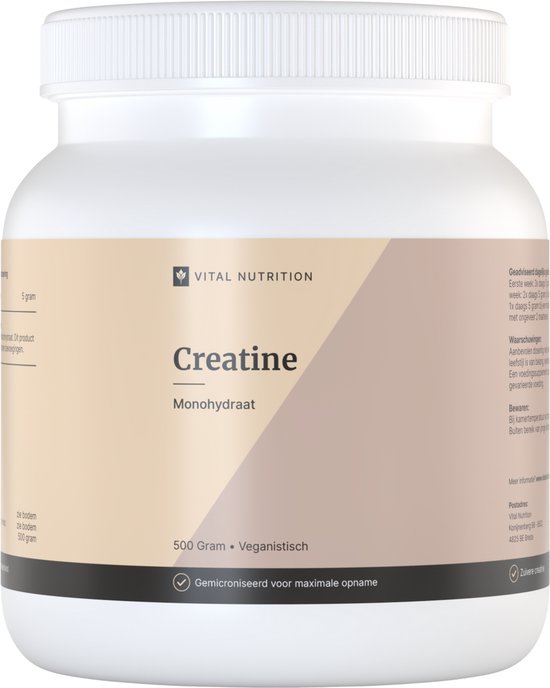 Vital Nutrition Creatine Monohydraat Gemicroniseerd 500 g