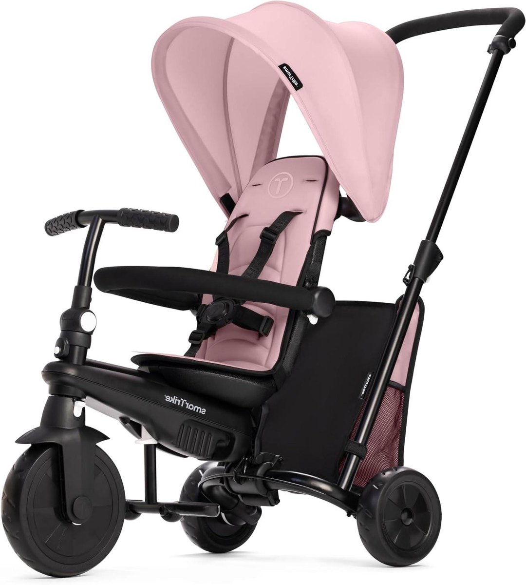Inklapbare driewieler - Kinderwagen driewieler - Actieve gezinnen - Groeit mee met kind - 102 x 48 x 96 cm