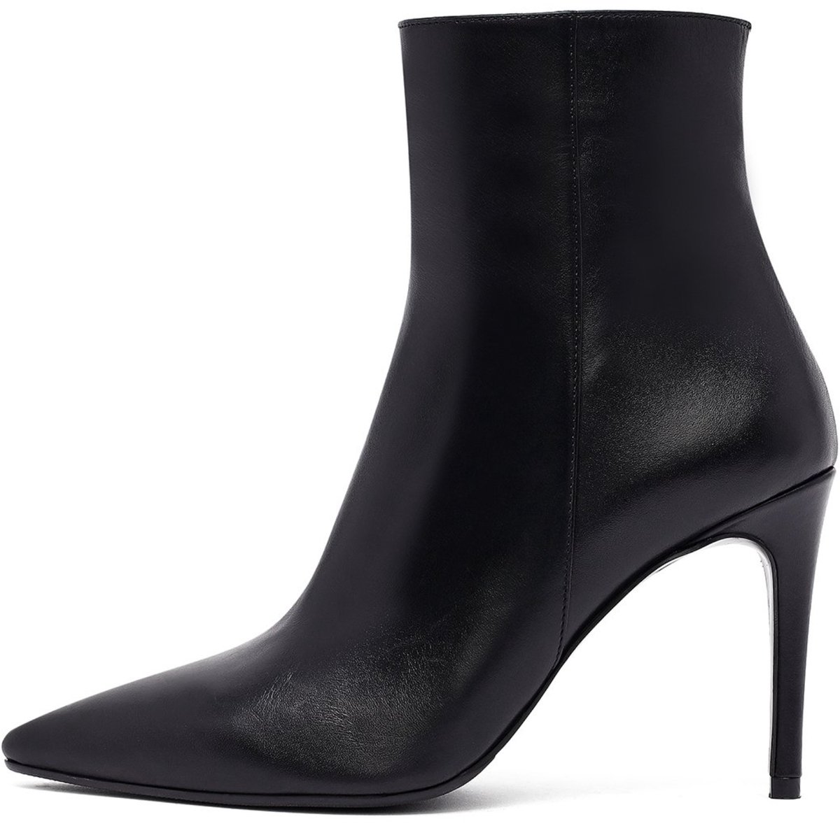 DERIMOD Heeled Ankle Boots Leather Heeled Ankle Boots