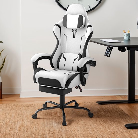Solidchoice - Gaming Stoel met Massagefunctie en Voetsteun van Solidchoice — afbeelding 4