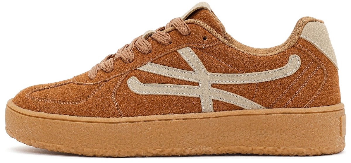 DERIMOD Sneakers Imitation Leren Sneakers