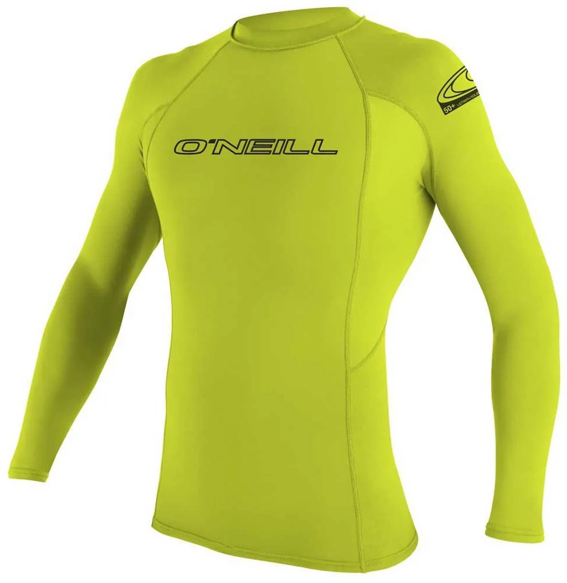 2026 O’Neill Jeugd Basis Skins Lange Mouw Lycra Vest Lime Multicolor