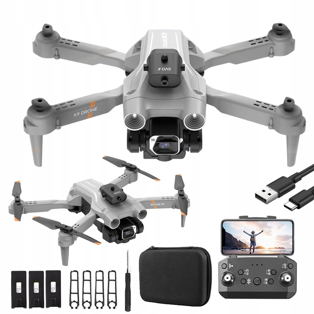 Bedee Drone met dubbele camera - quadcopter - 4K