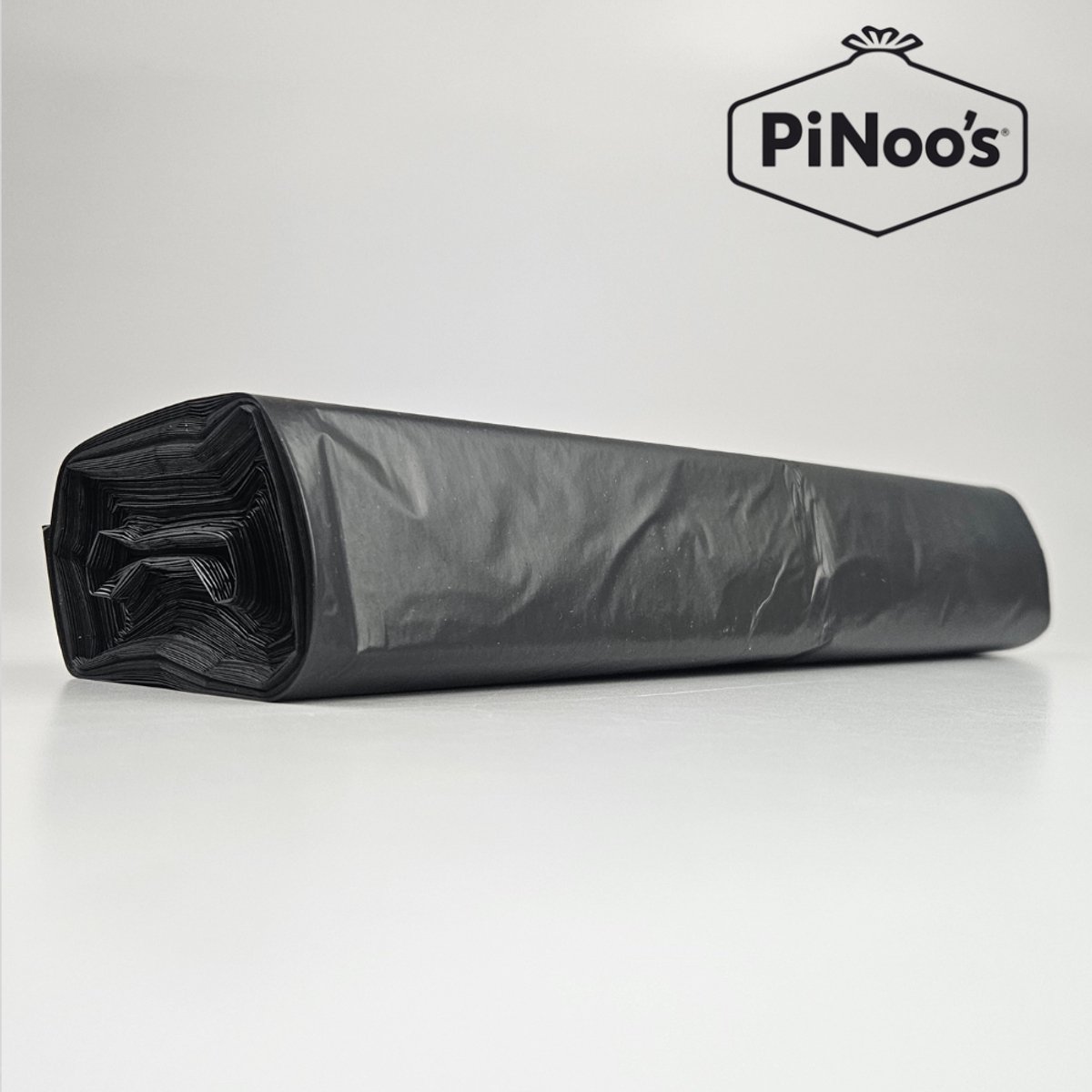 Zwarte Vuilniszakken 120 Liter | 4 rollen à 25 zakken - Gerecycled HDPE-plastic | 20 My | 70x110 cm - Zwarte vuilzakken 120 liter, Grote afvalzakken 120L (07011004120)