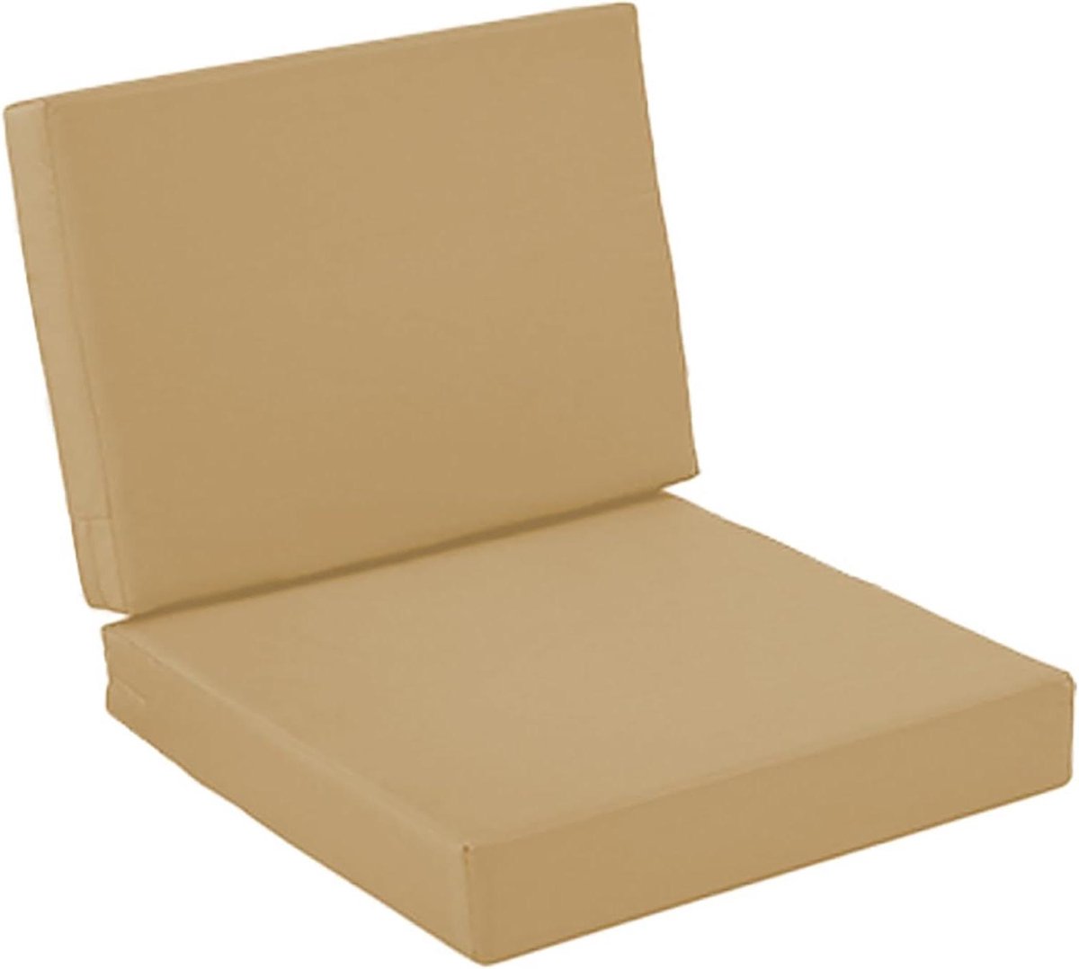 Diepe Zitkussens - Tuinkussens Set - Buiten Meubels - Waterdichte Hoes - Set Van 2 - Khaki