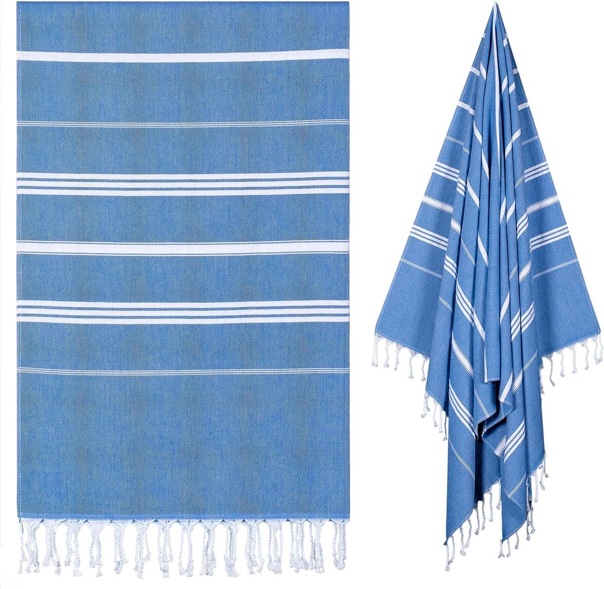 SnelShoppen - Oversized Turkish Beach Towel - 100x178cm, Sneldrogend, Zandvrij, Dunne Strandhanddoek voor Volwassenen, Lichtgewicht Reis Handdoek, Str