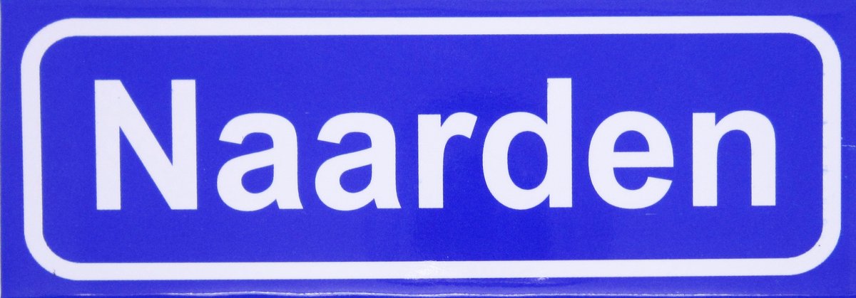 Souv© - magneet plaatsnaambord Naarden