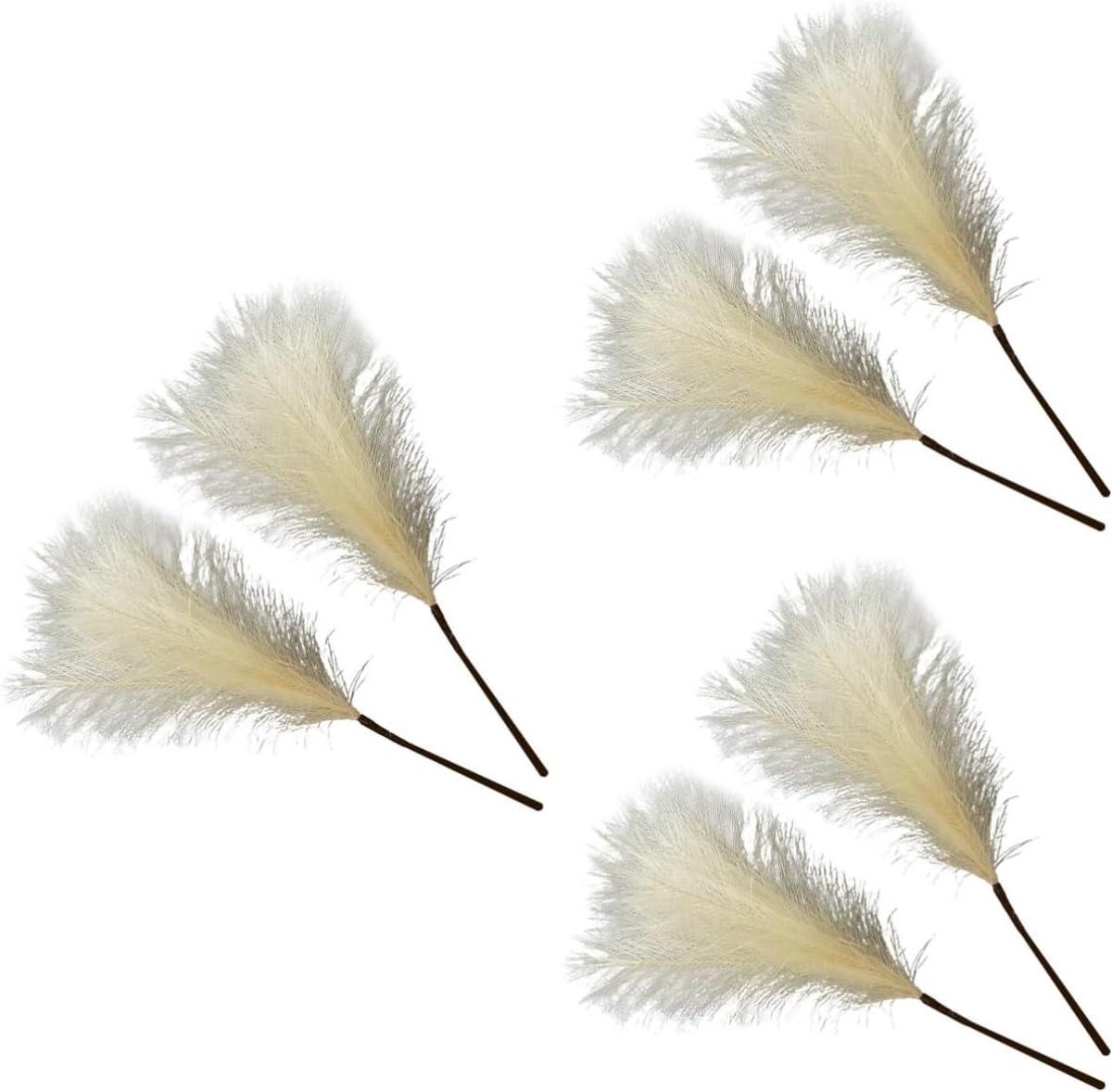 Gedroogde bloemen pluimen - Eucalyptus bundel - Decoratie kamer - Niet verwelken - 45 cm - Niet gespecificeerd