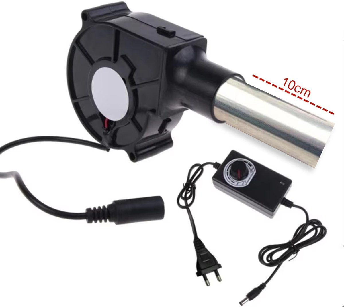 BBQ Ventilator Draagbaar - Handbediende Luchtblazer - Snel & Compact