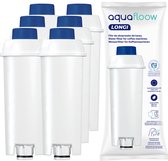 6x Aquafloow Waterfilters voor Delonghi - voor Koffiemachines - waterfilters voor Magnifica en Dinamica - ECAM waterfilter DLSC002
