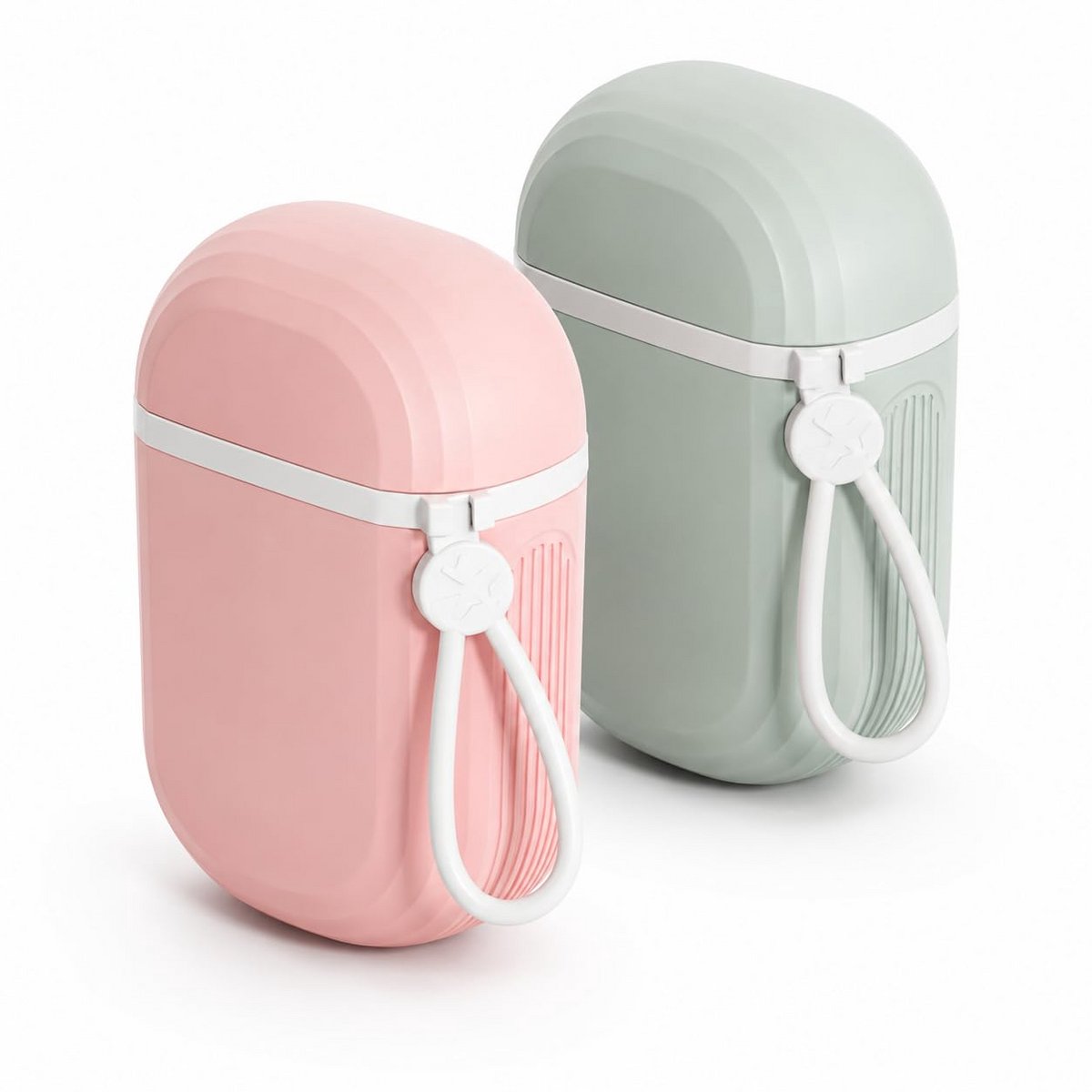 Namajunas - Draagbare Reis Zeepdoos - 2 Stuks-Roze * Groen - Met Uitlekrooster - Lekvrij Deksel - Badkamer Accessoires - Reisaccessoires - Voor buiten, kamperen, sportschool