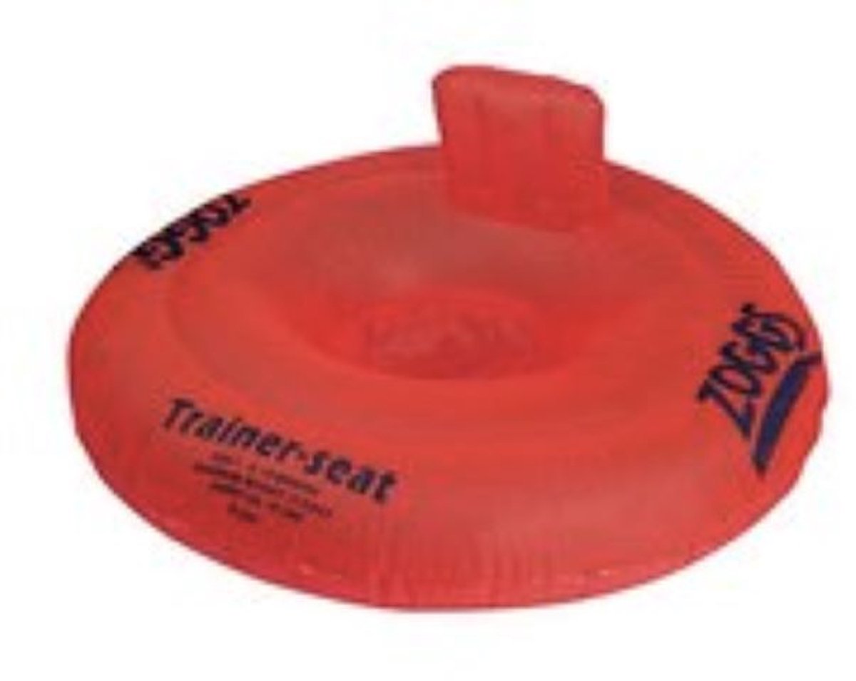 Zoggs - Trainer Seat - Zwemstoel - Babyzwemring - Opblaasbaar - Rood - Maat: 12 tot 18 maanden