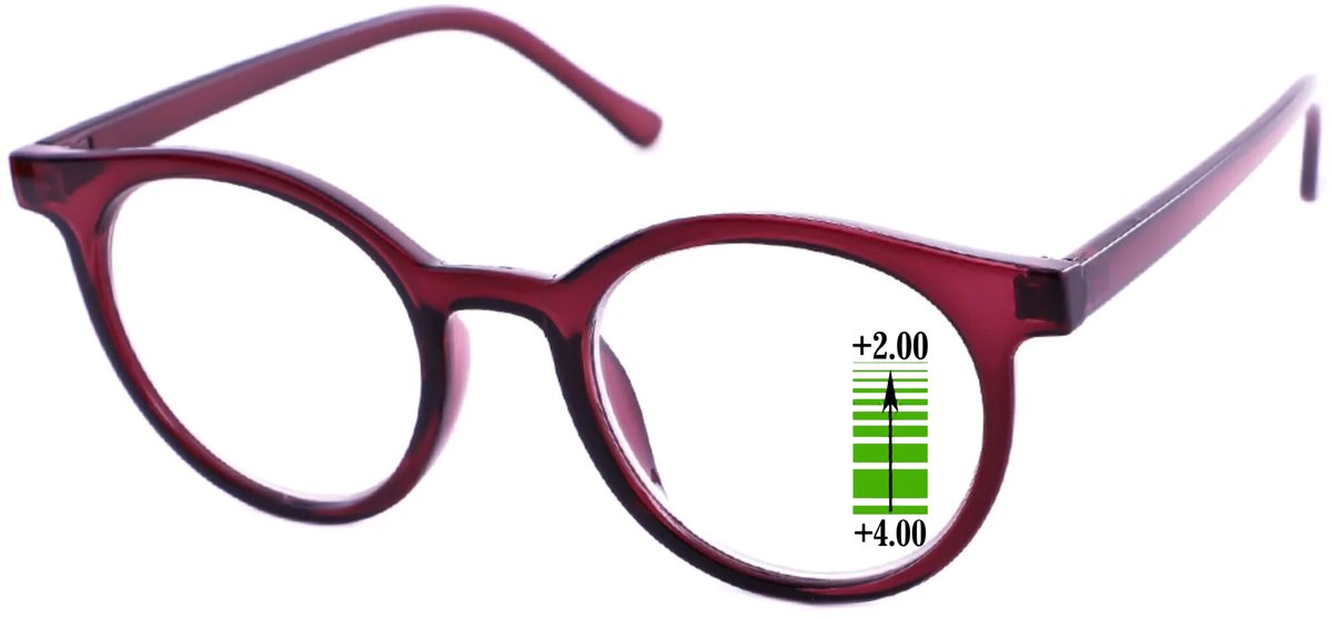 Leesbril-Vista-Bonita-CLASSIC Multifocaal-+4.00-Purple Art
