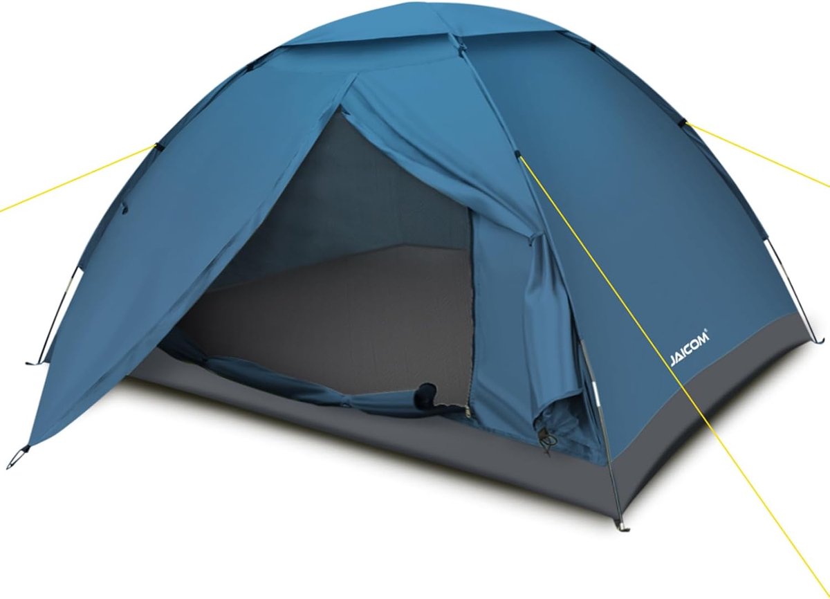 SnelShoppen - Ultralichte Campingtent voor 1-4 Personen, Waterdichte Iglo Tent, Eenvoudig te Installeren, Ideaal voor Kamperen, Wandelen, Strand, Klim