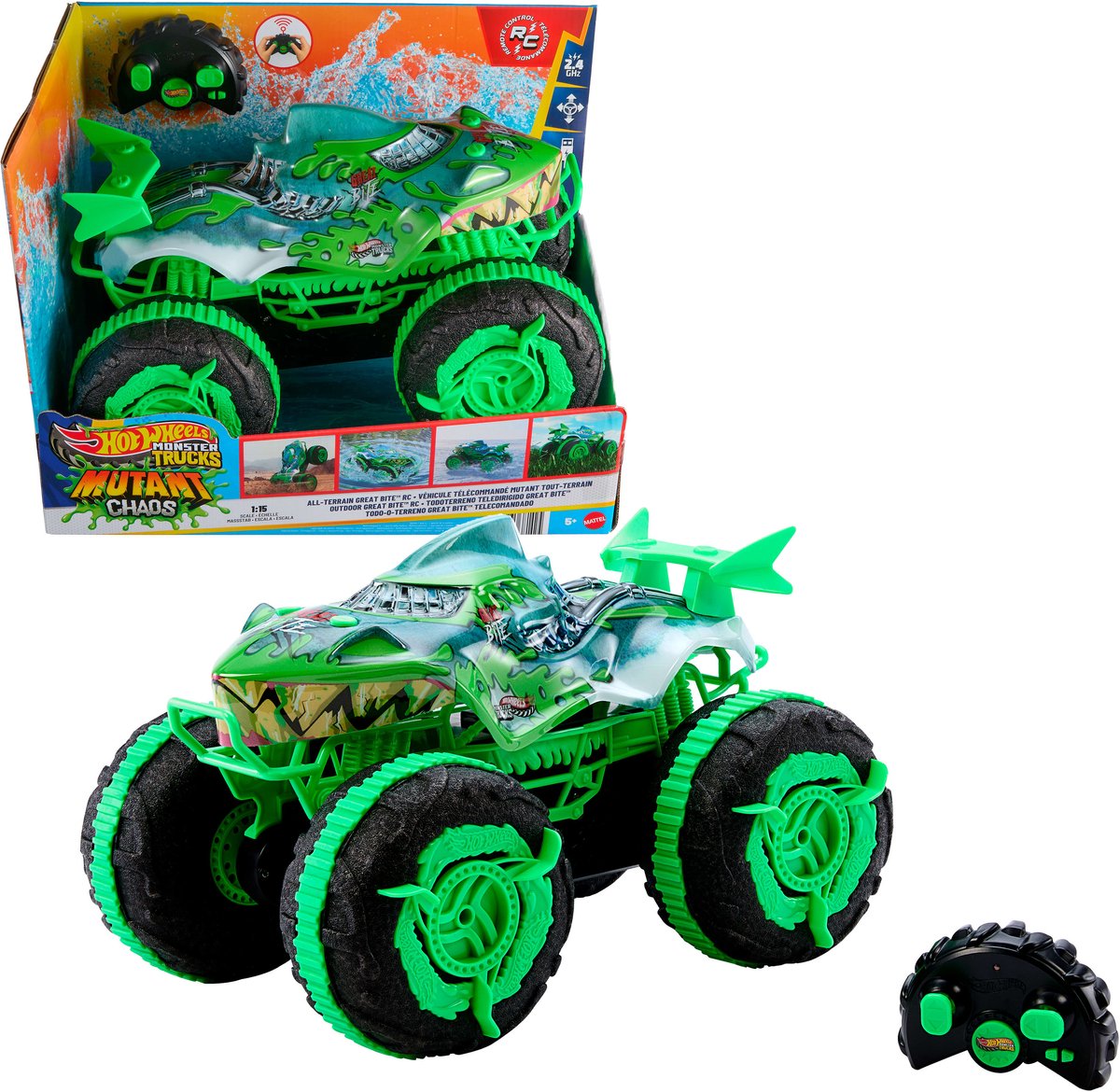 Hot Wheels Monstertrucks Terreinwagen Krakende Kaken