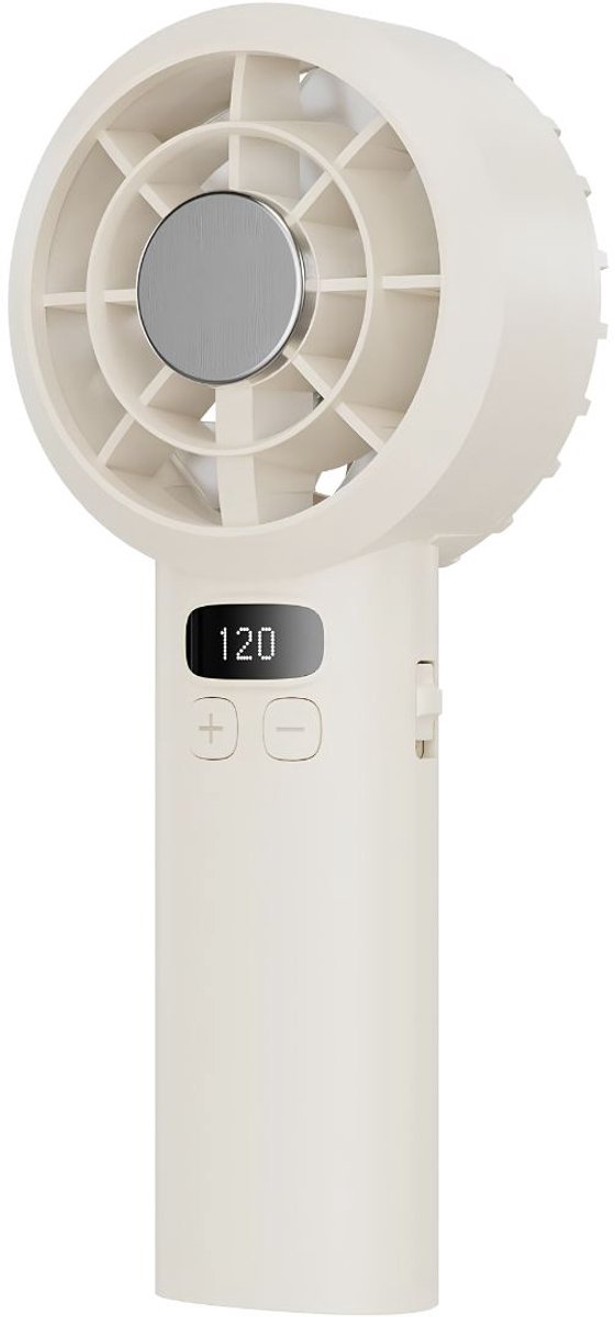 JCP® Handwaaier - Oplaadbare Miniventilator - Kleine Zakventilator - Geel - 171cm x 41cm x 76cm