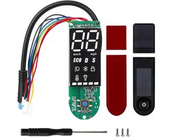 SnelShoppen - Elektrische Step Dashboard voor E-scooter, Duidelijk Display, Bluetooth, Printplaat, Vervangingsonderdeel voor Xiaomi 1S, Afdekking, Com