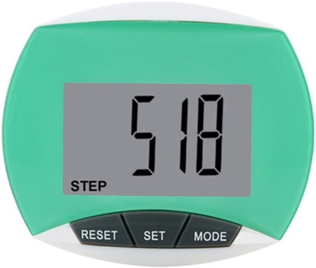 SnelShoppen - Pedometer 3D Digitale Stappenteller met Monitor, Afstand en Calorieënteller voor Kinderen, Volwassenen en Gezinsgebruik - Draagbare Clip