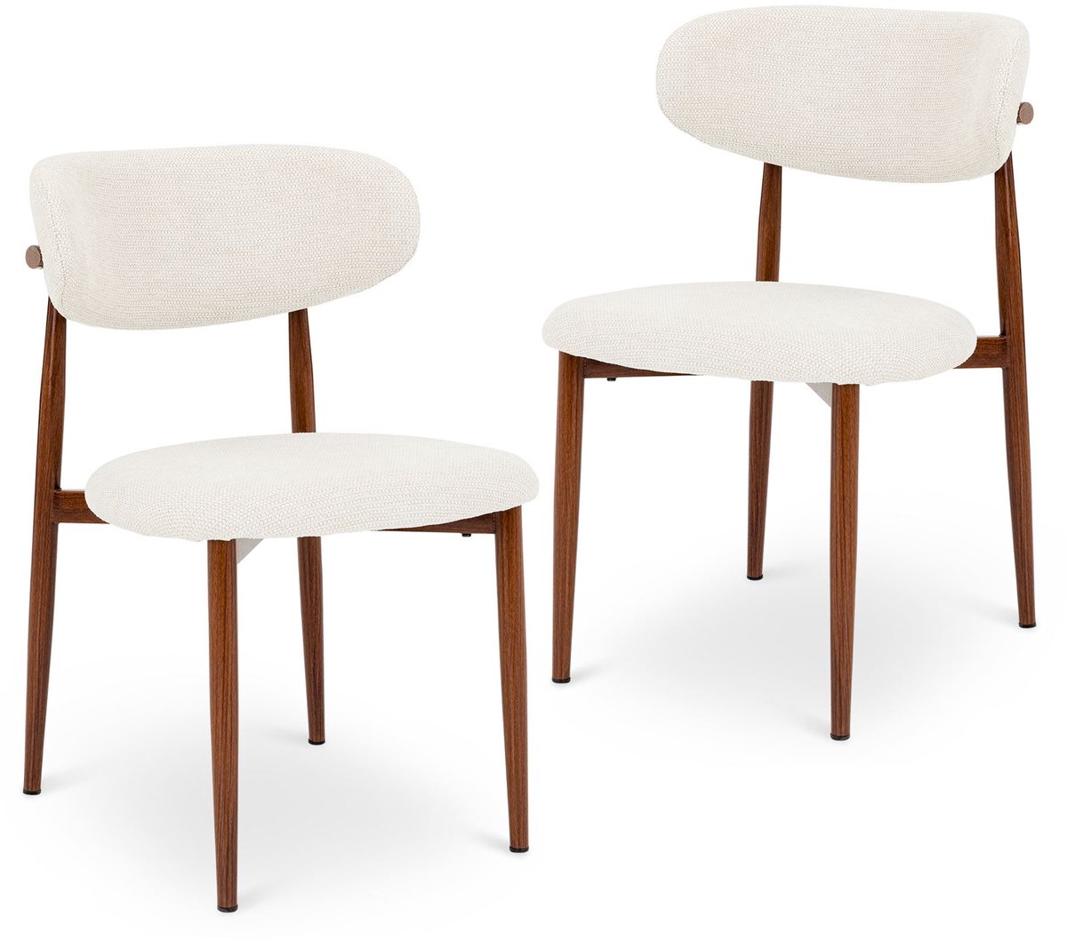 Eetkamerstoelen ACOSTA, set van 2 – wit