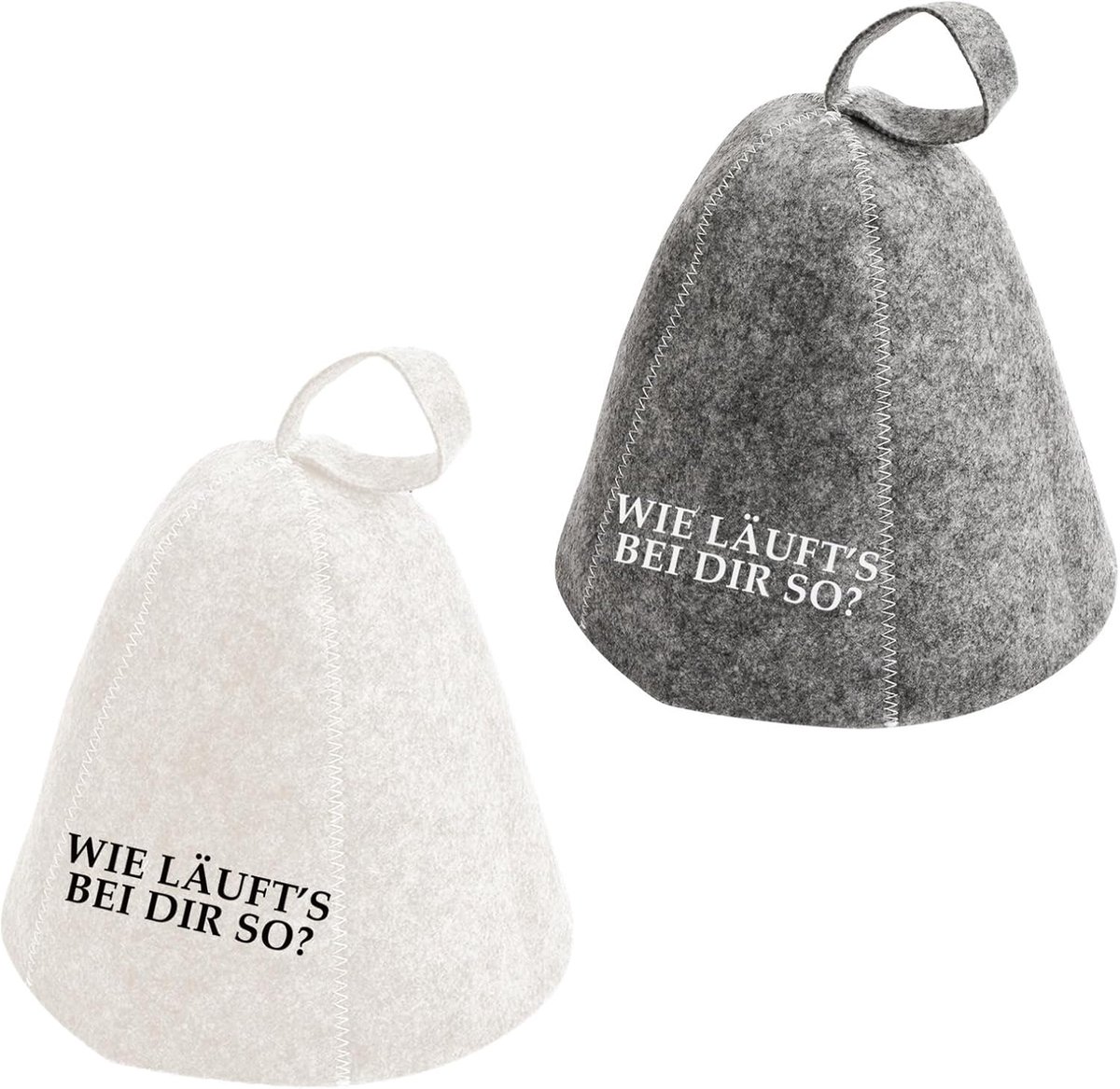 SnelShoppen - Sauna Hoed Set van 2 - Fleece Sauna Caps voor Mannen en Vrouwen - Ademende en Lichtgewicht Bescherming - Wellness Accessoires voor Sauna