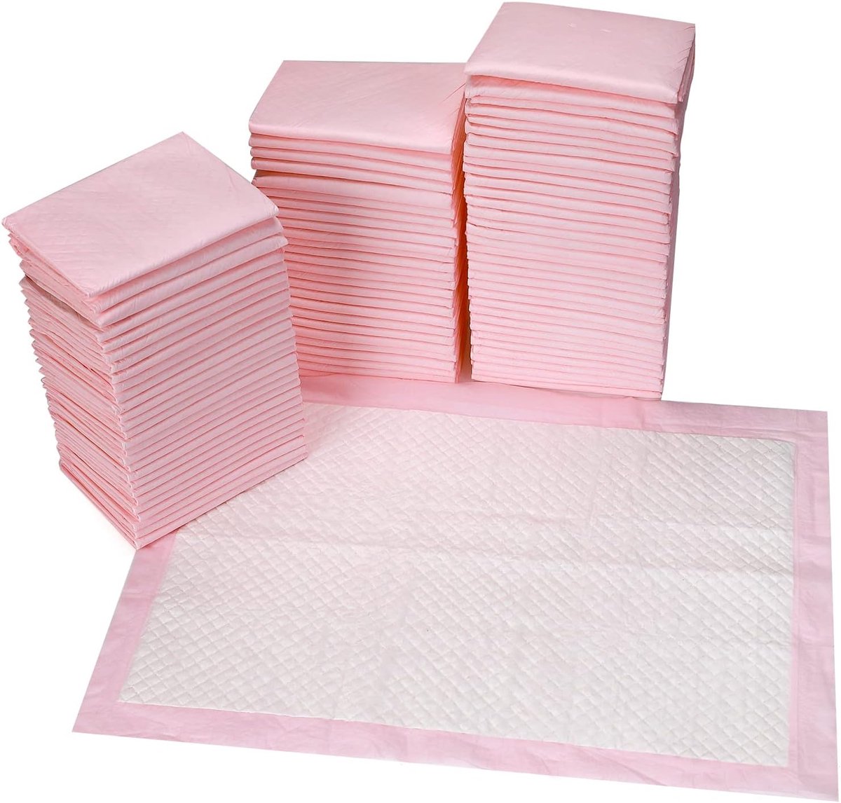SnelShoppen - Wegwerp Verschoonmat Liner 80 Stuks - Baby Incontinentie Matjes - Ultra Zacht, Super Absorberend, Waterdicht 18x18 inch - Ideaal voor Lu
