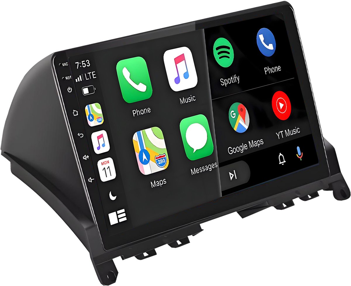 Cestovet Autoradio - Geschikt Voor Mercedes Benz C-Klasse W204 2006 t/m 2011 Autoradio - Met navigatie GPS - 2GB+64GB - Bluetooth WIFI - Carplay & Android auto - Radio scherm