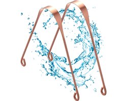 Ayurveda Tongue Cleaner 100% Koper - Set van 2 Tongschrapers
