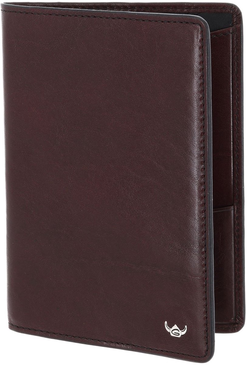 Golden Head Leren identiteitskaarthoesje Colorado RFID Protect Reisepassetui 4455 Bordeaux wijnrood
