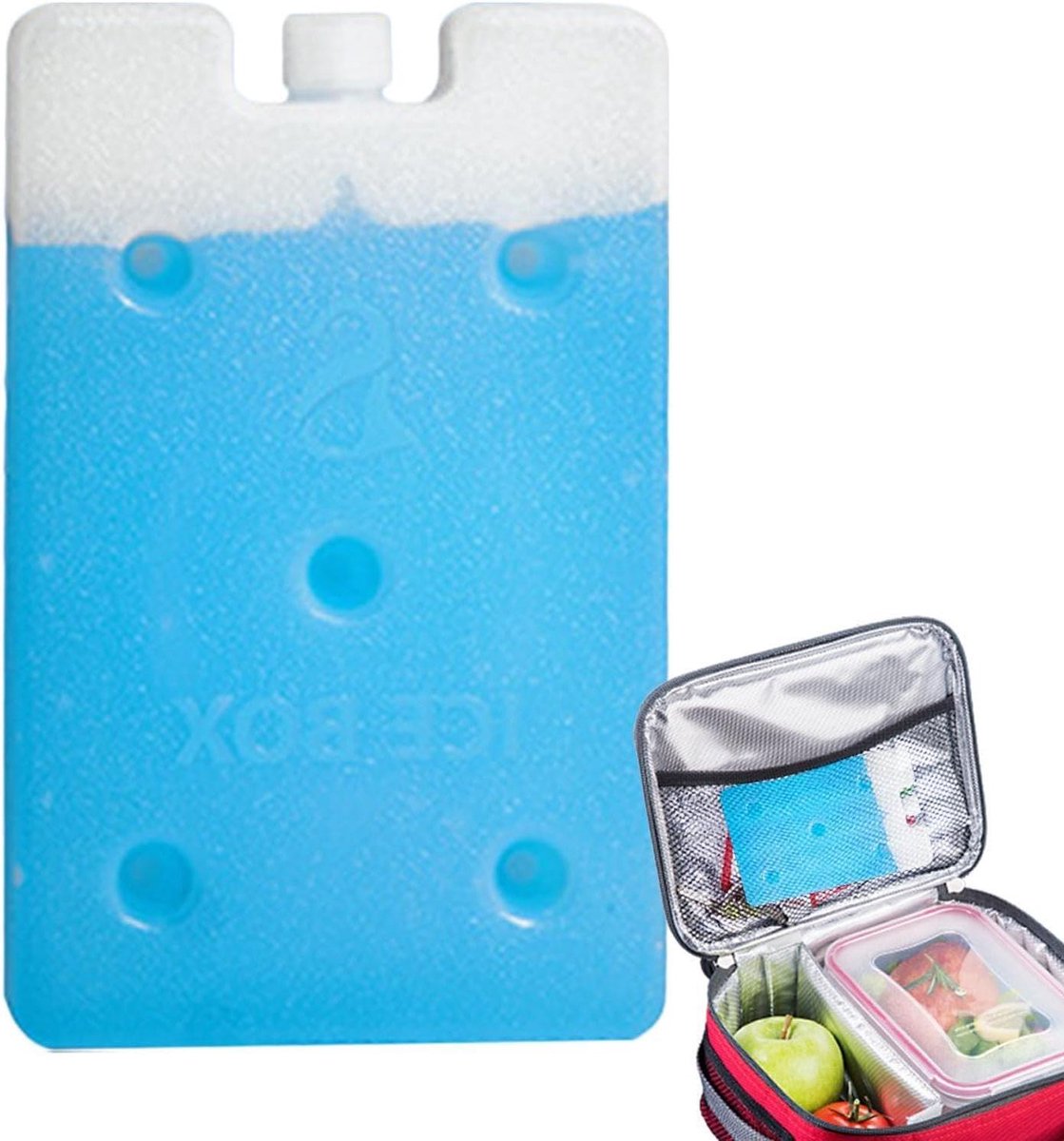 IJsblok Koelblok - Koelelement Ventilator - Mobiele Koeling - Robuust Herbruikbaar - 400 ml - Blauw
