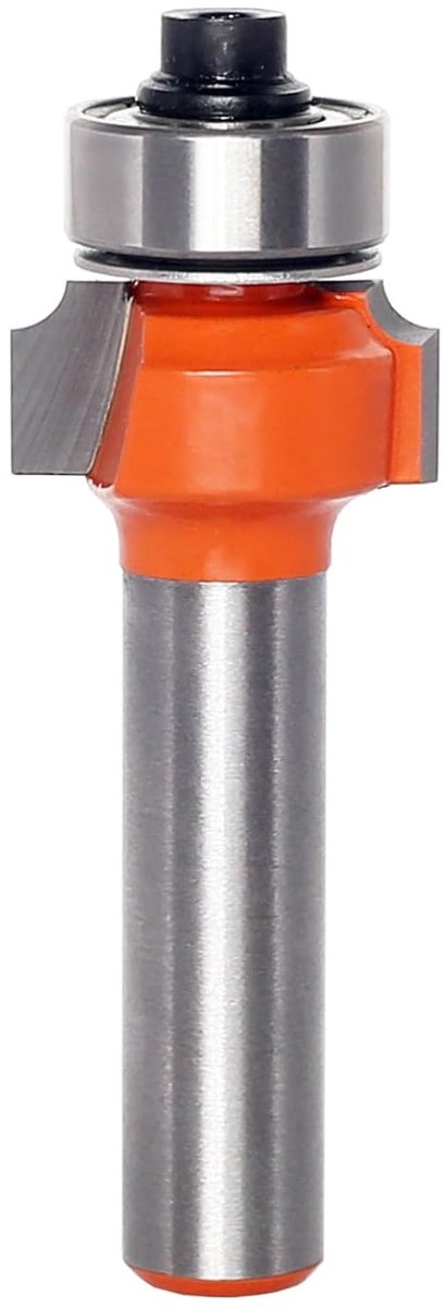 SnelShoppen - Rounding Router 8mm Shank, Radius 2mm, Ronde Frees met Kogellagers, Houtsnijder voor Verwerking, Randfrees, Houtbewerking, DIY Projecten