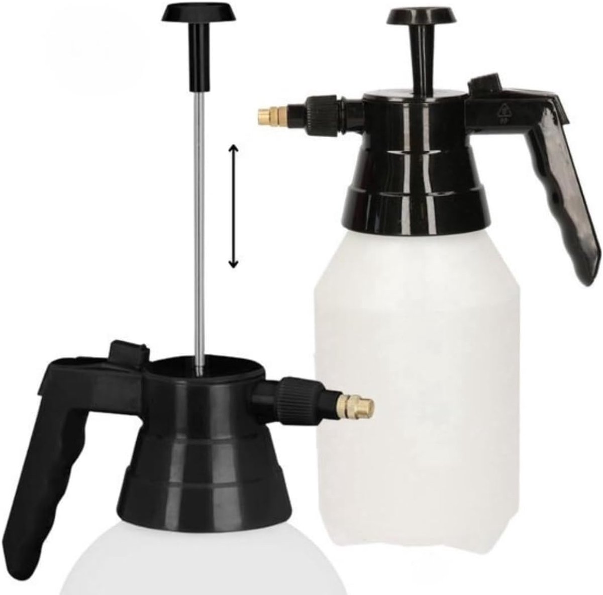 SnelShoppen - Pressure Sprayer 1.5 L, Hoge Druk Plantenspuit, Handapparaat voor Irrigatie en Verneveling, Ideaal voor Tuin en Buitengebruik