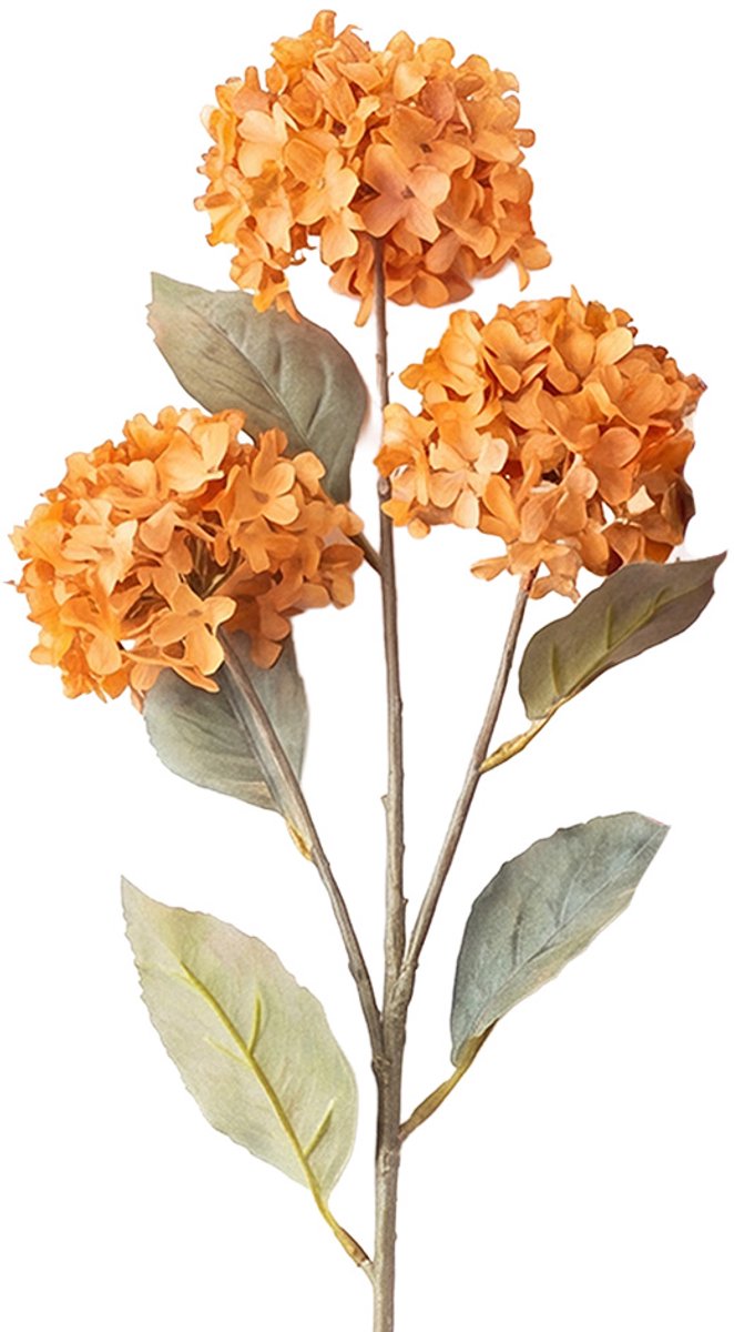 Clayre & Eef Kunstbloem Oranje Kunststof