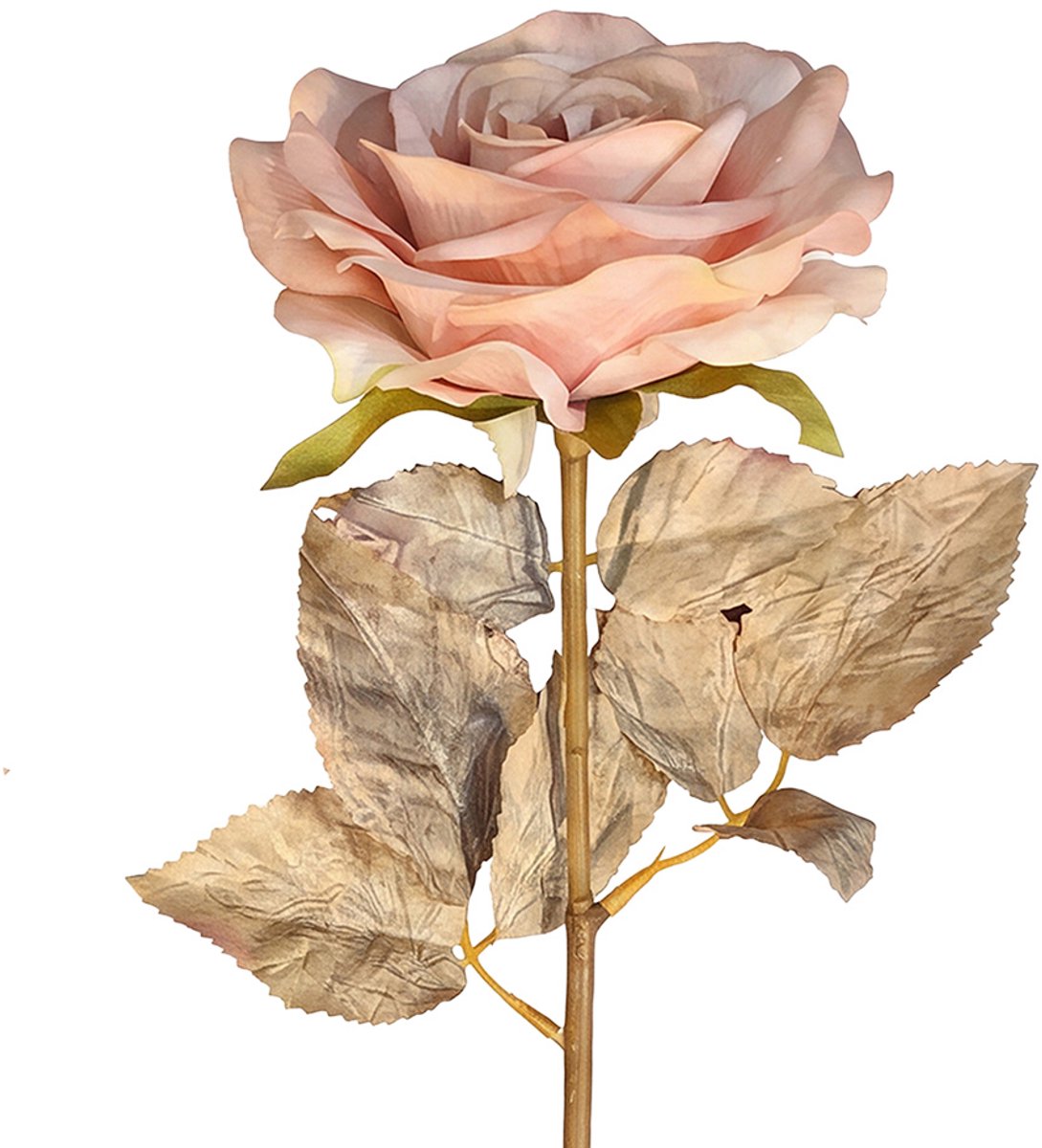 Clayre & Eef Kunstbloem Roze Kunststof