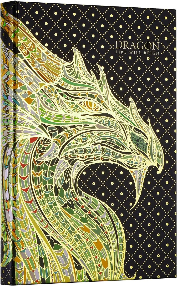 SnelShoppen - A5 Dragon Notebook, 256 Pagina's, 100GSM Hardcover Journal, Vintage Kraft Papier, Gelijnd Schrijfschrift, 13x19.5cm, Ideaal voor Reizen,