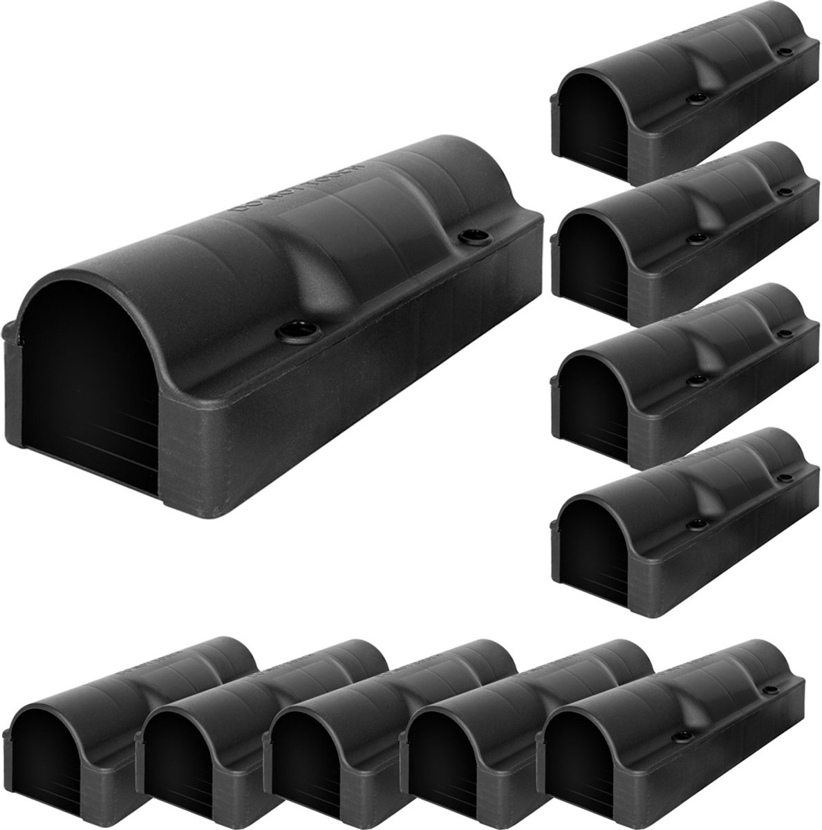 10x Aasstation Rattenset Aasdoos Buis Tuin Muizenval Muizen Petigi