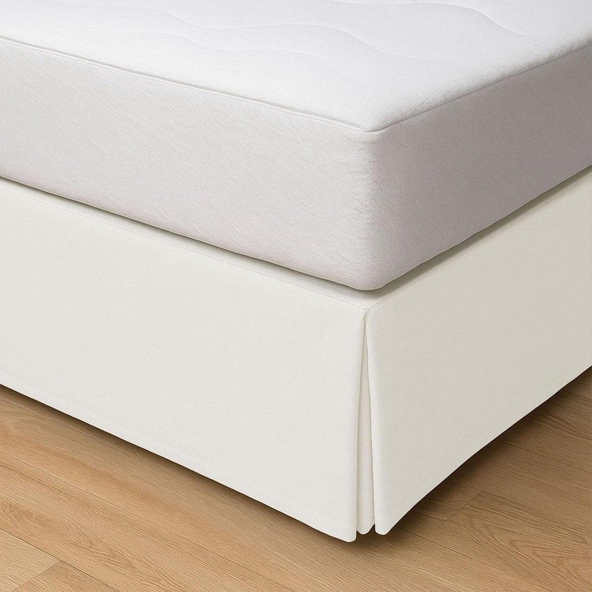 Bedsprei - Bedrok Bedrok - Bed Beschermen - Antislip Pasvorm - 80 x 190/200 cm - Wit