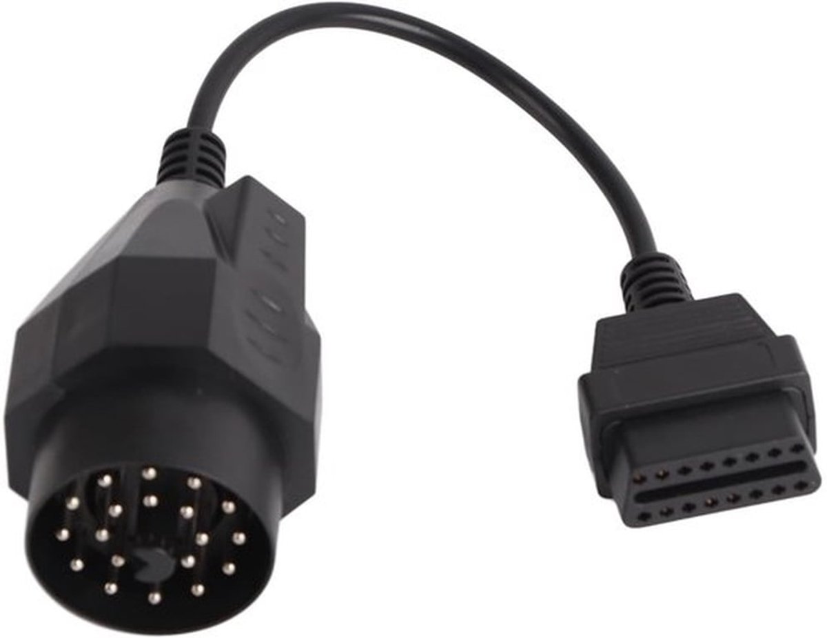 Ronde Diagnose OBD2 Adapter Scanner Kabelconnector OBD II 20 Pin naar 16 voor E36 E38 E39 E46 E53 X 5 Z3-Adaptateur Obd