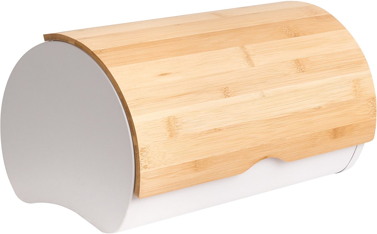 SAVEUR - Broodtrommel - Wit/Lichtbruin - IJzer