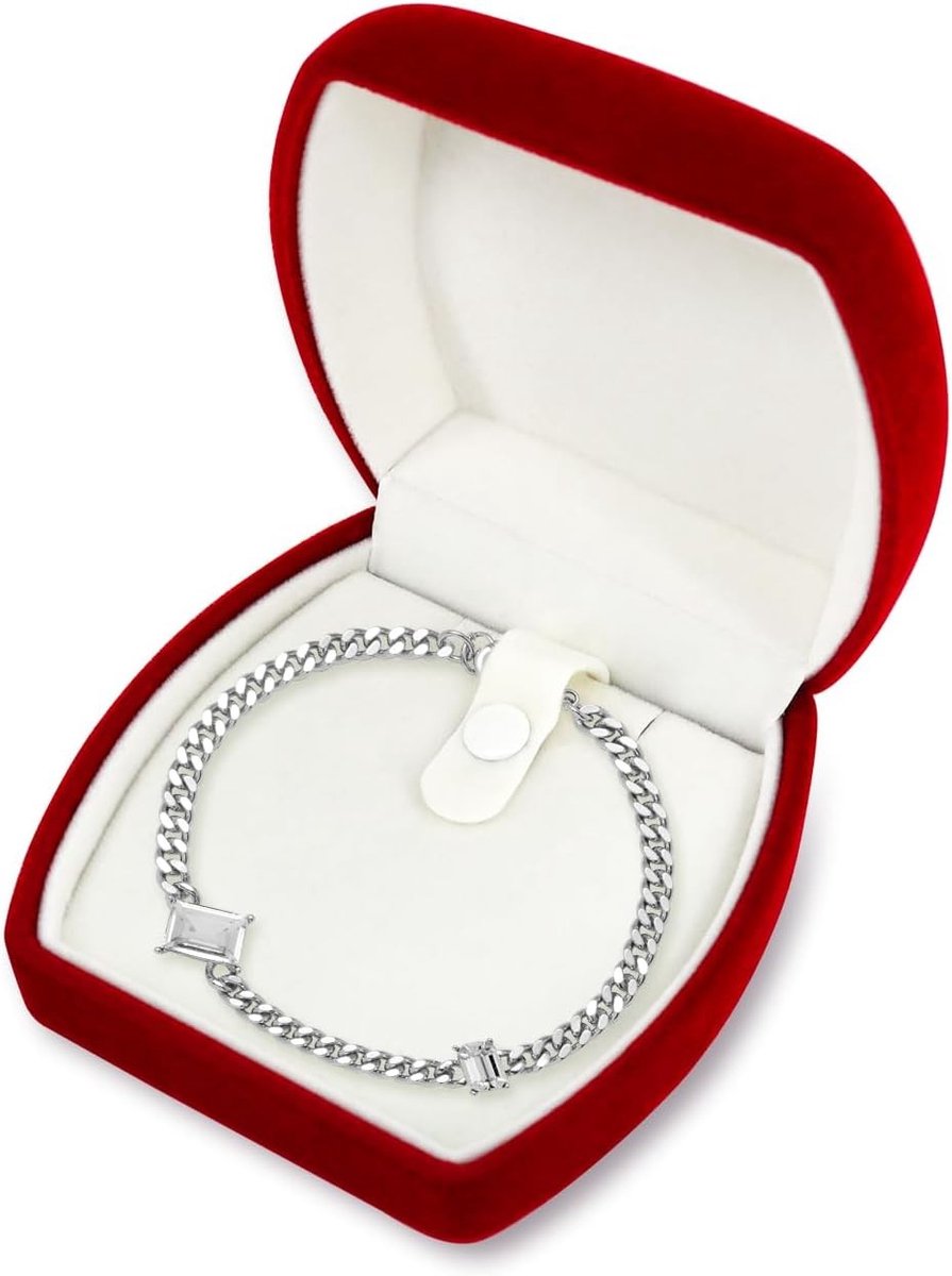 Elegante Velvet Sieraden Organizer voor Vrouwen, Perfecte Cadeaubox voor Armbanden en Kettingen, Ideaal voor Verlovingen en Bruiloften