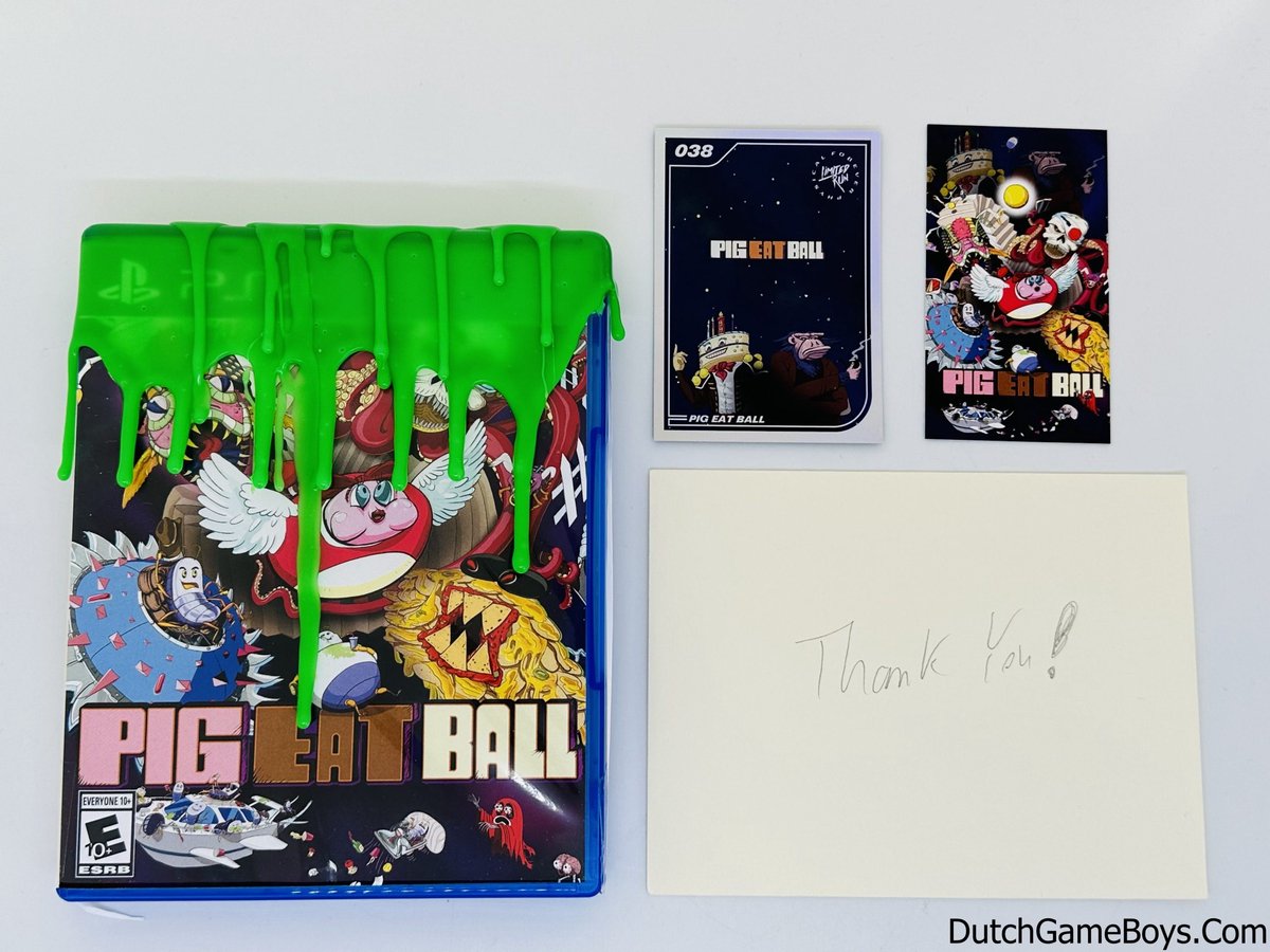 Playstation 4 / PS4 - Pig Eat Ball - Slime Edition - Signed By Developer - NEW
