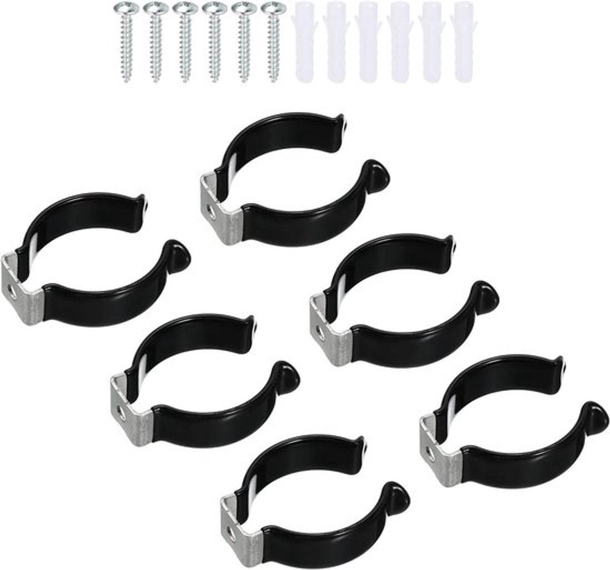 LED Gloeilamp Montagebeugel - Houder Beugel - Roestvrij Staal - Pijpklemmen - Schroef - Ve