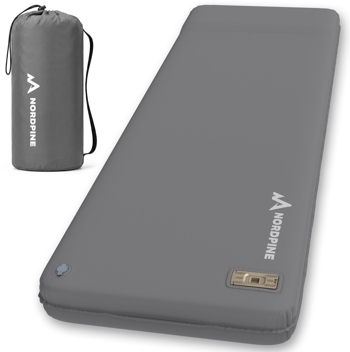 NEOLYMP Zelfopblazende slaapmat met electropomp en memory foam voor camping