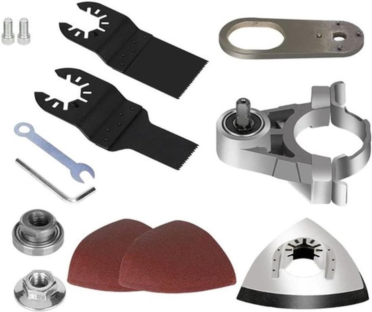 Multifunctionele Zaagblad Set - 100mm Aluminium - Haakse Slijper Adapter Kit