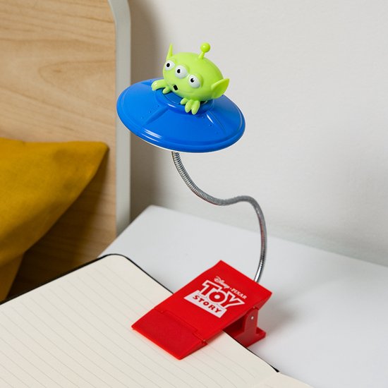 Toy Story Alien Boeklamp - Clip‑on Leeslamp voor Boek of Bed - Flexibele Arm - Paladone — afbeelding 4
