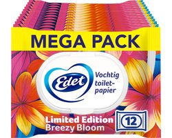 Edet Vochtig Wc Papier Limited Edition - 12 x 42 = 504 vellen